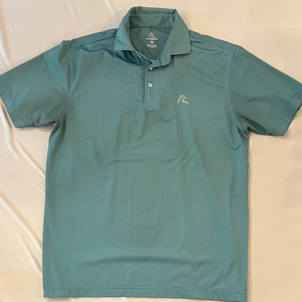 Rhoback Teal Polo Shirt for Men